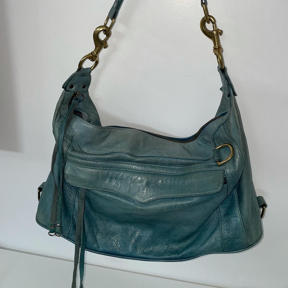 Gorgeous turquoise Rebecca Minkoff shoulder bag
